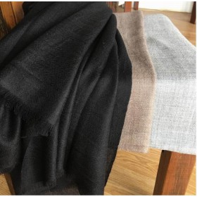 Pure Cashmere Scarves Gray Brown Fashional Winter Scarf