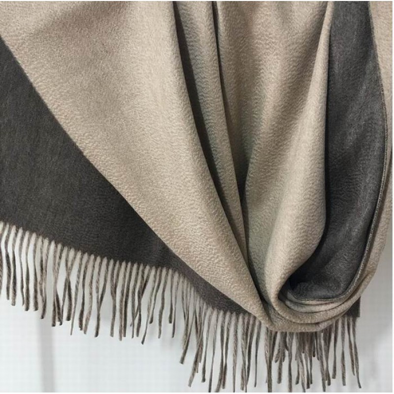 Pure Cashmere Scarves Gray Women Fashional Winter Scarf