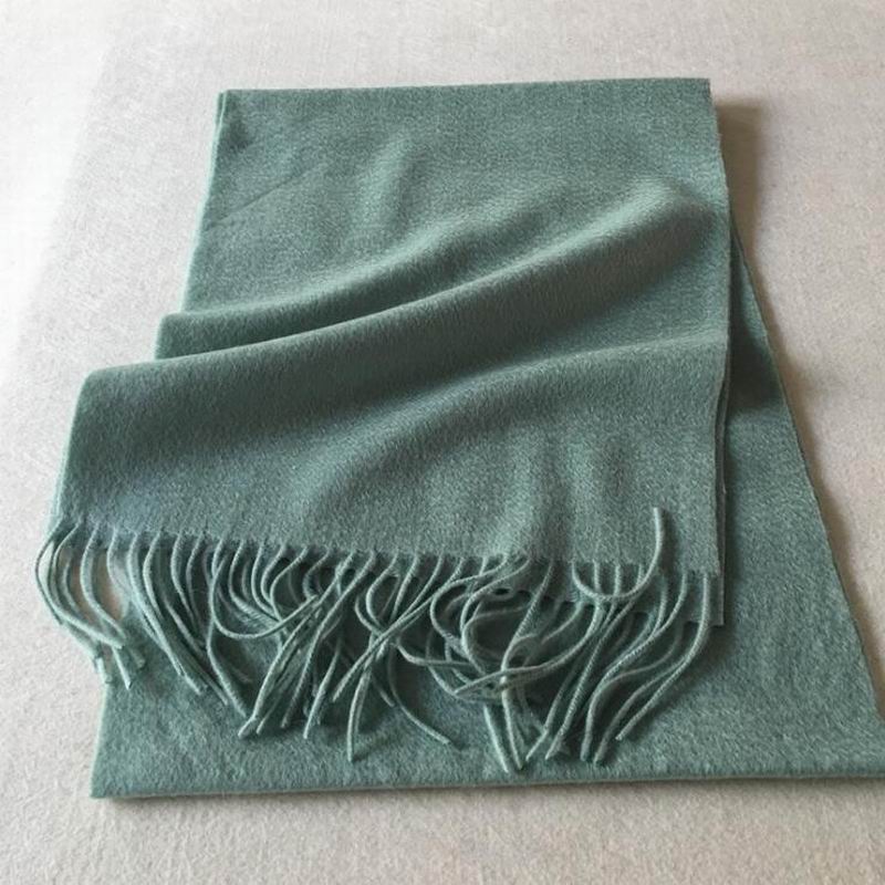 Pure Cashmere Scarves Green Pink Fashional Winter Scarf