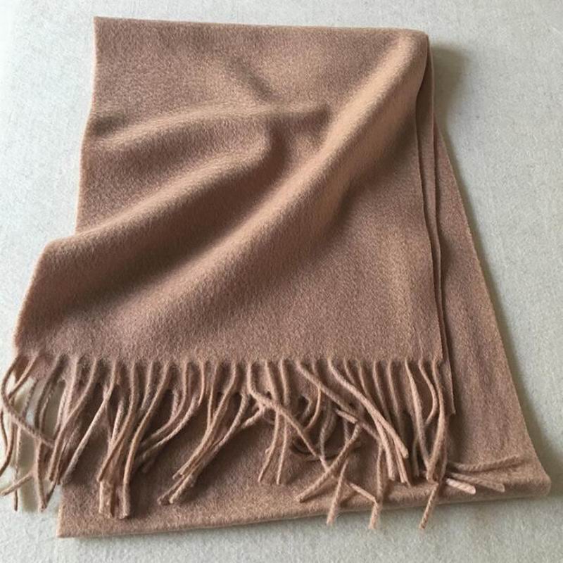 Pure Cashmere Scarves Green Pink Fashional Winter Scarf