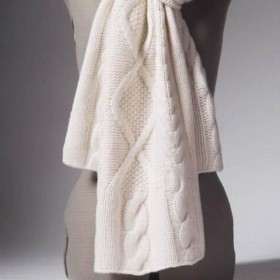 Pure Cashmere Scarves Beige Women Fashional Winter Scarf